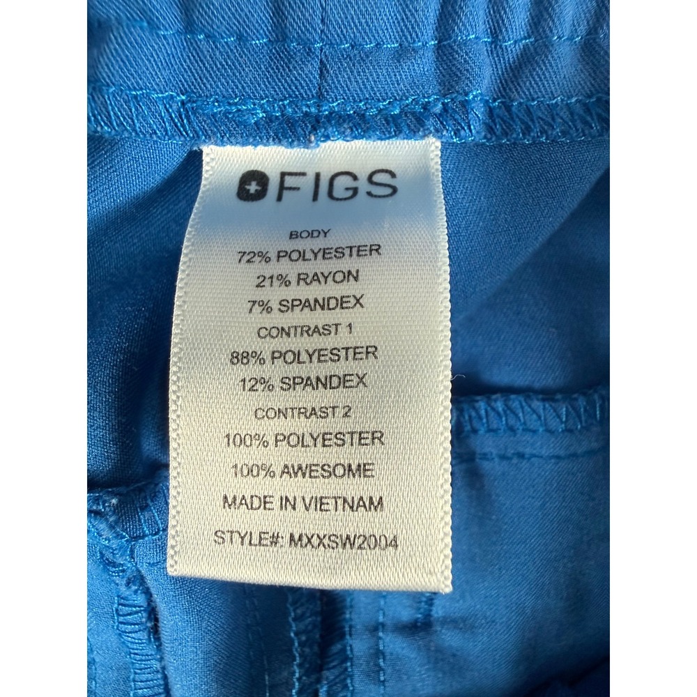 FIGS Zamora Scrub Joggers Small Blue Athletic Minimalist - Picture 4 of 8